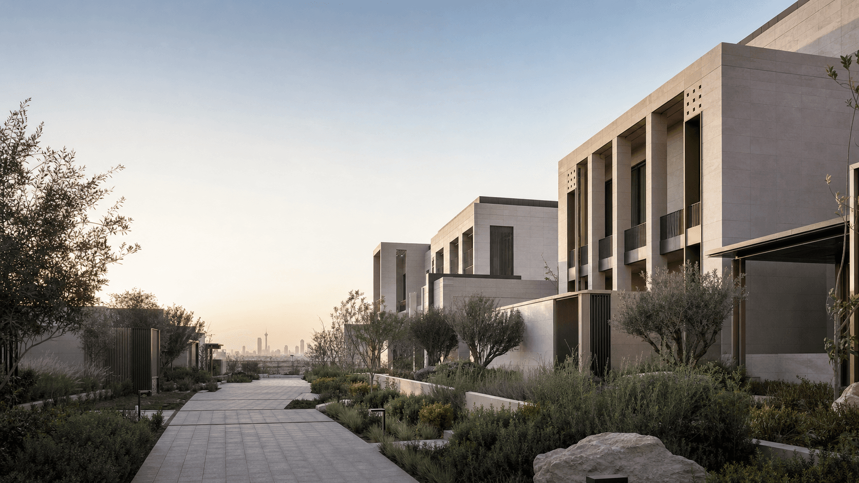 Landscaped Saudi residential development