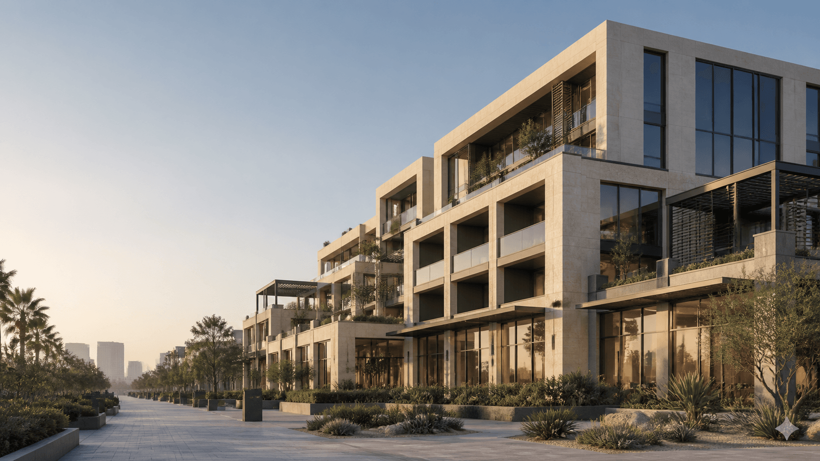 Contemporary Saudi mixed-use development